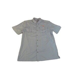 Berkely Men's Large Button-Up Shirt – Double Pocket with Logo – Style WM6138